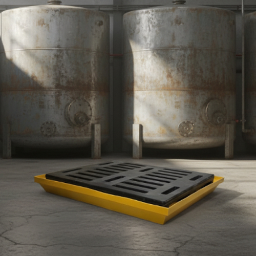 B105 - Batea plana para usar con pallet